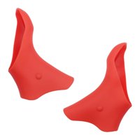 Magideal - 2 Fundas Para Palanca De Cambios De Bicicleta, Fundas Para Manija De Freno, Empuñaduras De Freno De Bicicleta, Fundas Antideslizantes Para Palancas De Rojo