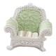 thumbnail image 2 of 1:12 Casa De Muñecas Sofá Individual De Lujo Decoración Realista En Miniatura 3,9 X 3,3 Pulgadas Verde Claro, 2 of 5