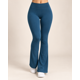 thumbnail image 1 of Calza Mujer Flare Acampanada Push Up Corte V Tiro Medio, 1 of 4