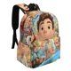 thumbnail image 2 of Luca-theme Backpack, Campus style schoolbag Bookbag with Adjustable Shoulder Straps And Large Zip Compartment, Unisex Travel Bags.42x30x15cm, 2 of 6
