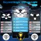 thumbnail image 2 of Luces LED de garaje TANBABY 150W 15000LM 6500K con 6+1 paneles, 2 of 9