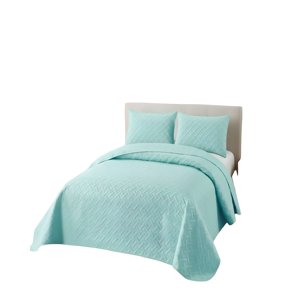 Genérico - Quilt Cubrecama De Verano Unicolor King A7