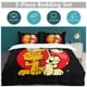 thumbnail image 5 of x420 Garfield Bed Duvet Cover Microfiber Bedding Sets 3D Printed Lightweight 3 Piece Comforter Sets, 1 Duvet Cover And 2 Pillow Shams for Kids Boys Girls 90"x90" jn420, 5 of 5