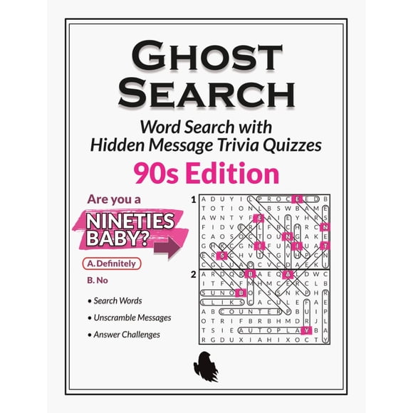 Ghost Search: sopa de letras edición 90s, trivia y cuestionario