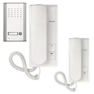 Philco - Kit Timbre Portero Llamada Electrico Inalambrico 2 Citofono