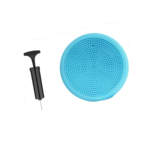Cojín de equilibrio para niños, almohadilla de equilibrio, almohadilla de equilibrio inflable, almohadilla de equilibrio sensorial para niños, asiento Azul