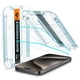 thumbnail image 1 of Protector de pantalla Spigen Glastr EZ FIT para iPhone 15 Pro Max, 1 of 8