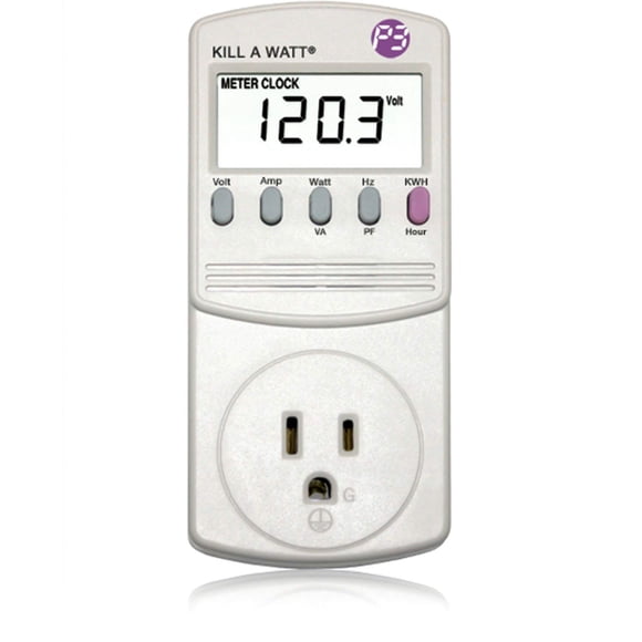 El monitor de consumo de electricidad P3 P4400 mata un vatio