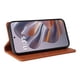 thumbnail image 4 of Funda Billetera de Cuero para Motorola Edge 50 Neo con Tarjetero y Soporte - Tapa Magnética Marrón, 4 of 6