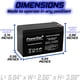 thumbnail image 5 of Batería PowerStar reemplaza B & B Battery BP7-12, 12 V 7,5 Ah, 5 of 8