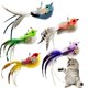 thumbnail image 1 of Juguete para gato CATENEED recargas de plumas forma de pájaro 22 cm – pack de 5, 1 of 6