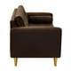 thumbnail image 5 of Sofa Retro 2c Felpa 01 Chocolate, 5 of 6