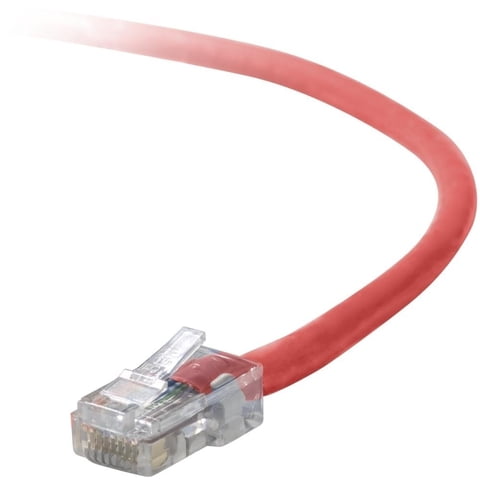 Cable De Red Belkin A3L791-03-Red-S Cat 5E De 1 M