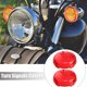 thumbnail image 2 of 4 piezas Cubiertas de Lente de Luz de Señal de Giro Roja para Motocicleta Delantera Trasera para Harley Dyna Street Glide Softail Road King Springer, 2 of 6