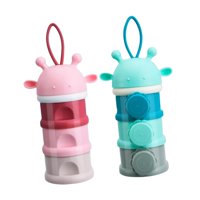 Magideal - 2 Contenedores De Proteínas, Dispensadores De Proteínas, Portátiles, Fáciles De Limpiar, Contenedores De Almacenamiento De Alimentos De 3 Capas Para H