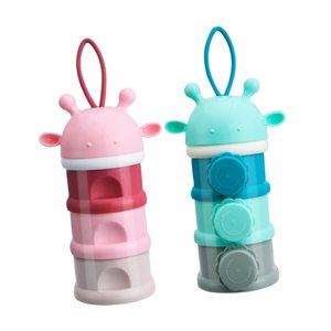 Magideal - 2 Contenedores De Proteínas, Dispensadores De Proteínas, Portátiles, Fáciles De Limpiar, Contenedores De Almacenamiento De Alimentos De 3 Capas Para H