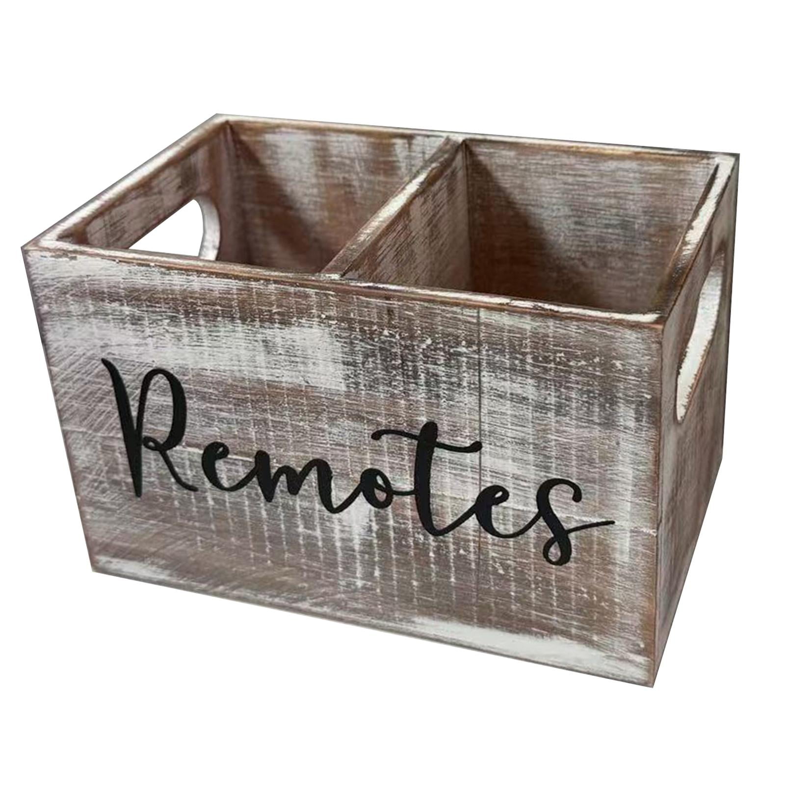 Bothyi - Soporte Para Control Remoto, Organizador De Lápices Para Encimera De Dormitorio, Diseño Desgastado
