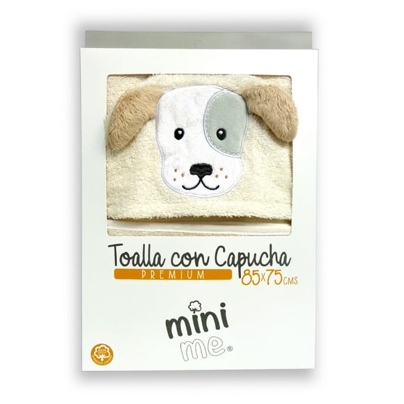 Toalla Premium para bebé beige (Perro)