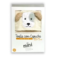 Mini Me - Toalla Premium Para Bebé Beige (Perro)