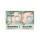 thumbnail image 1 of Combo de manoplas Munch Mitt para dentición 0‑7 meses – Corazón rosa, 1 of 4