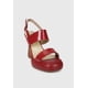 thumbnail image 4 of Sandalia Cuero Kader Rojo, 4 of 5