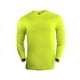thumbnail image 1 of Polera Fit Infantil Primera Capa Para Futbol Manga Larga Amarilla Fluor Talla 8, 1 of 2