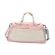 thumbnail image 1 of Bolsa De Deporte Para Gimnasio, Bolsa De Viaje De Gran Capacidad Para Viajes, Ejercicios, Natación, Beige Y Rosa, 1 of 5