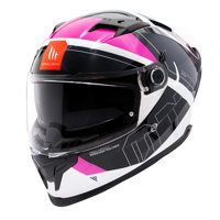 Mt Helmets - Casco Para Moto Mt Ff128Sv Braker Sv Lab A8 Rosa Brillo Xs