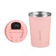 thumbnail image 1 of Vaso De Viaje Portátil De Acero Inoxidable A Prueba De Fugas, 380 Ml, Con Aislamiento Al Vacío, Color Rosa, 1 of 5