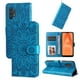 thumbnail image 5 of Funda tipo cartera FOXDOCK para Samsung Galaxy A32 5G , diseño girasol en relieve, cuero PU, cierre magnético, soporte y tarjetero, 5 of 5