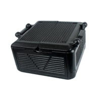 Magideal - Enfriador De Automóvil Portátil De Alimentos, Caja Térmica Plegable Multipropósito Multipropósito Reutilizable Transportista De Alimentos Para Aca M Negro