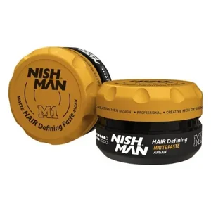 Linastore - Nishman Cera Pasta Mate M1 100Ml Fijador Cabello Argan
