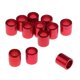 thumbnail image 2 of 12 piezas de metal a prueba de explosiones anillo para od 7.6mm eje flecha tiro con arco rojo, 2 of 2