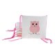 thumbnail image 5 of 6 Piezas Algodón Cuna Cojín Cama Infantil Cuna Protector Búho (Rosa), 5 of 5