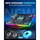 thumbnail image 2 of Base Enfriadora ChillCore 9 Ventiladores RGB LCD Para Laptop, 2 of 3