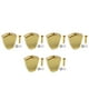 thumbnail image 2 of 6PCS Guitar Tuner Machine Head Buttons Reemplazo Para Piezas De Guitarra Gold, 2 of 2
