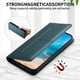 thumbnail image 2 of Funda tipo cartera con bloqueo RFID para iPhone 16 Pro Max cubierta magnética de cuero con tapa y soporte Verde, 2 of 6