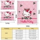 thumbnail image 4 of Hello Cat Kitty Pink Heart Cartoon Style Duvet Cover Set Cotton Bed Cover Girls Boys Kids Bedroom Bed Set - Hello Cat Kitty Kawaii Bedding Decor, 4 of 4