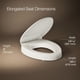 thumbnail image 3 of Asiento de inodoro KOHLER Hyten Elevated Quiet-Close Biscuit, 3 of 9