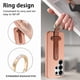 thumbnail image 3 of Funda FOXDOCK para Samsung Galaxy S26 Ultra con soporte ajustable, anillo de anclaje y protección avanzada-rosa, 3 of 6