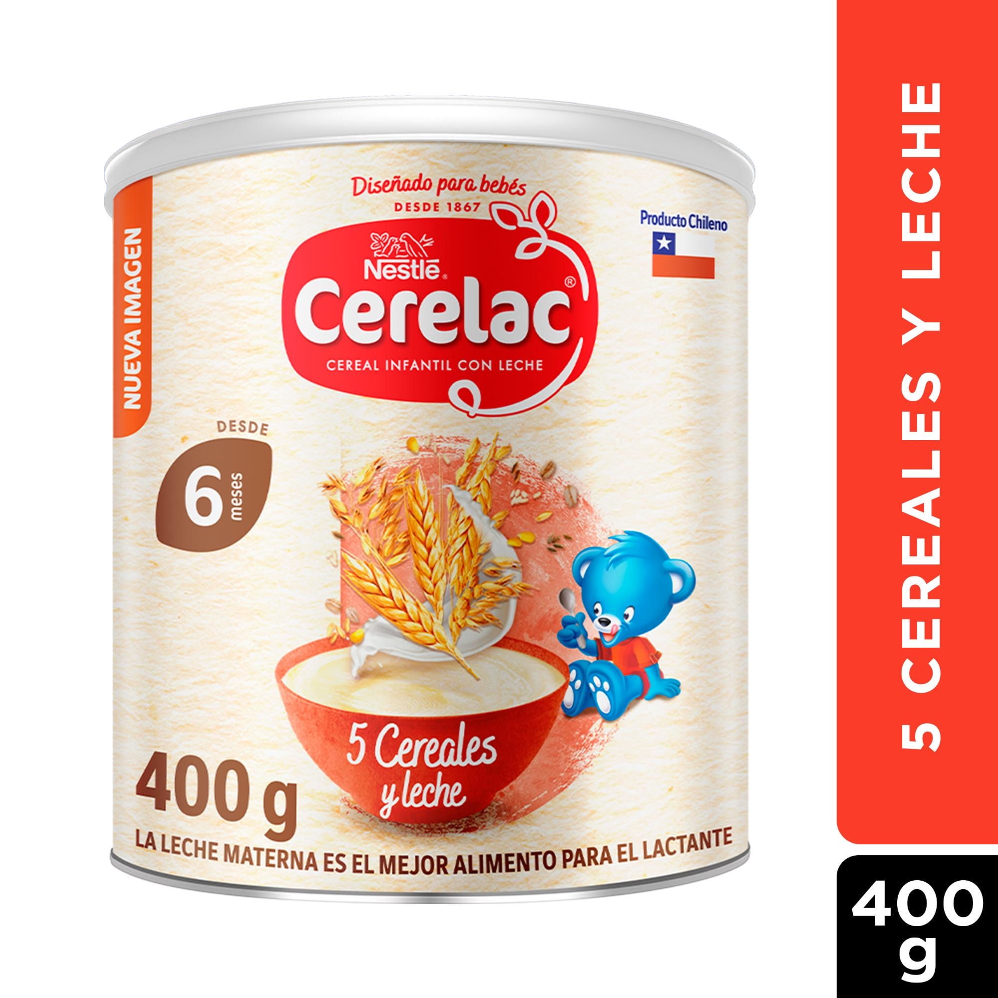 Cereal Infantil 5 Cereales Y Leche 400 g Cerelac