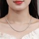 thumbnail image 5 of Collar de Moissanita para Mujer de 3 Mm Color D Claridad VVS1 Collar de Plata Esterlina 925 Collar de Tenis de Diamante de Moissanita para Mujer 15-24 Pulgadas, 5 of 9