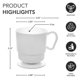 thumbnail image 2 of Taza de café Party Essentials Deluxe, blanca, 240 ml, 20 unidades, 2 of 6