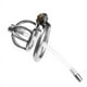 thumbnail image 1 of 1pc Imprison Penile Restraint Lock with Detachable Urethral Tube for BDSM Men - Enhance Sexual Pleasure with Urethral Massage, 1 of 3