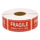 thumbnail image 1 of Pegatinas De Advertencia Frágiles Prácticas Embalaje De Envío Se?al De Advertencia Práctica 1 "x3", 1 of 5