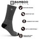 thumbnail image 2 of Calcetines Bamboo Sports Premium Crew Work que absorben la humedad, 2 of 9