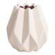 thumbnail image 2 of Flores Florero De Cerámica Decoración Del Hogar Planta Flores Florero Geométrico Blanco Cremoso, 2 of 5