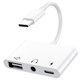 thumbnail image 1 of Adaptador USB‑C INVERSE NET 3.5 mm + USB + Carga Rápida 60 W PD, 1 of 7