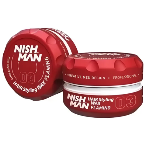 Cera Para El Cabello Wax Flaming 03 Nishman 150 Ml