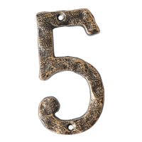 Bothyi - Número De Casa Protección Contra La Oxidación Diy Artesanía Vintage Para Letrero De Jardín 5